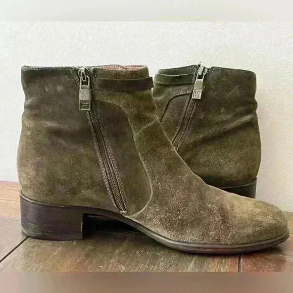 Alberto Fermani Green Suede Boots Womens size 7.5 US - Picture 7 of 9